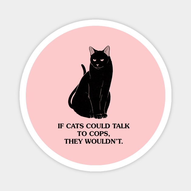 ACAB cat Magnet by olddesigntees